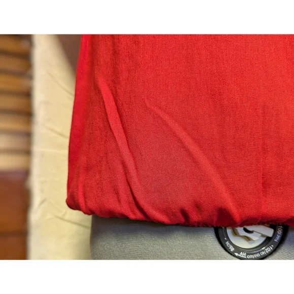 Red work blouse - Picture 3 of 3